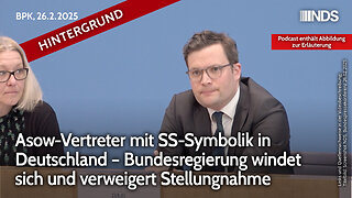 Asow-Vertreter mit SS-Symbolik in Deutschland – Bundesregierung verweigert Stellungnahme | NDS