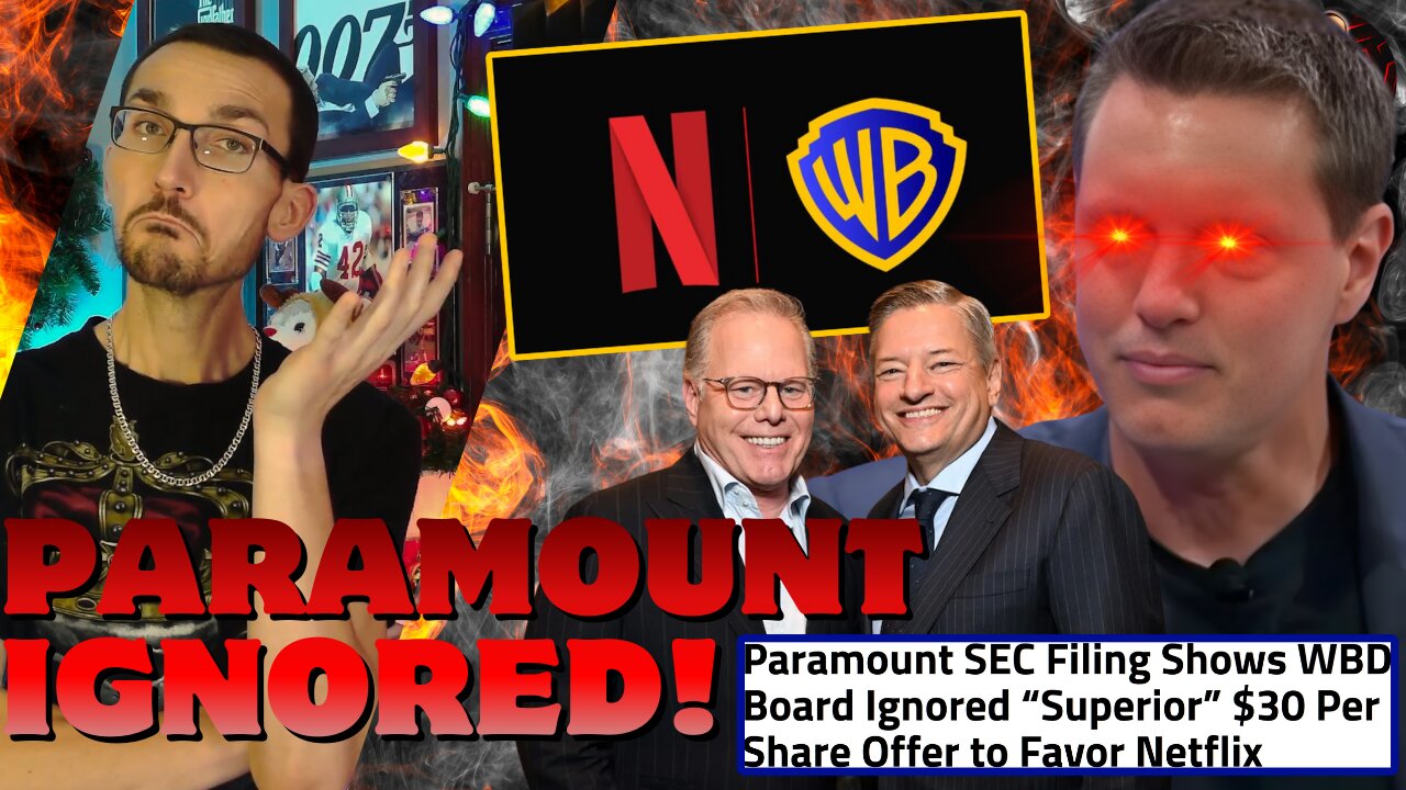 Warner Bros IGNORED Superior Paramount Offer in Favor of Netflix! Shareholders are MAD!