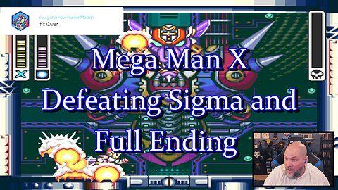 Mega Man X Playthrough Part 3: Defeating Sigma, Ending, and End Credit Scene.