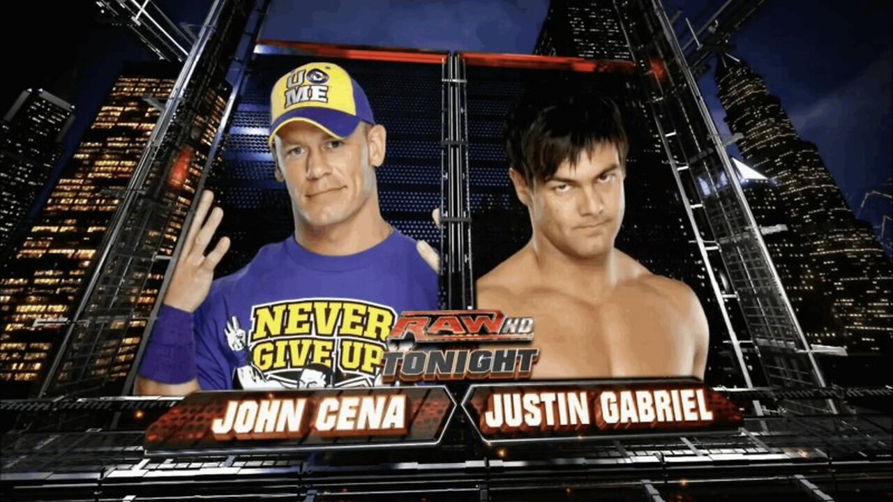 John Cena vs Justin Gabriel (Full Match)