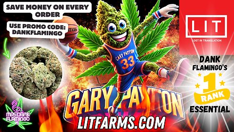 Trying Gary Payton Essention from Lit Farms! Mrs Dank Flamingo Review!!