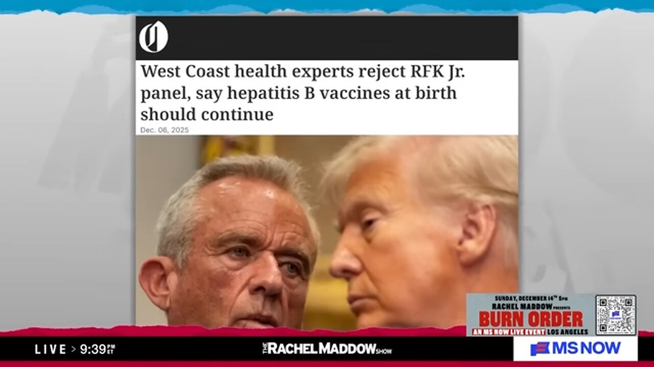 Maddow: Trump risks SHATTERING U.S. as states seek alternative to decimated federal health expertise