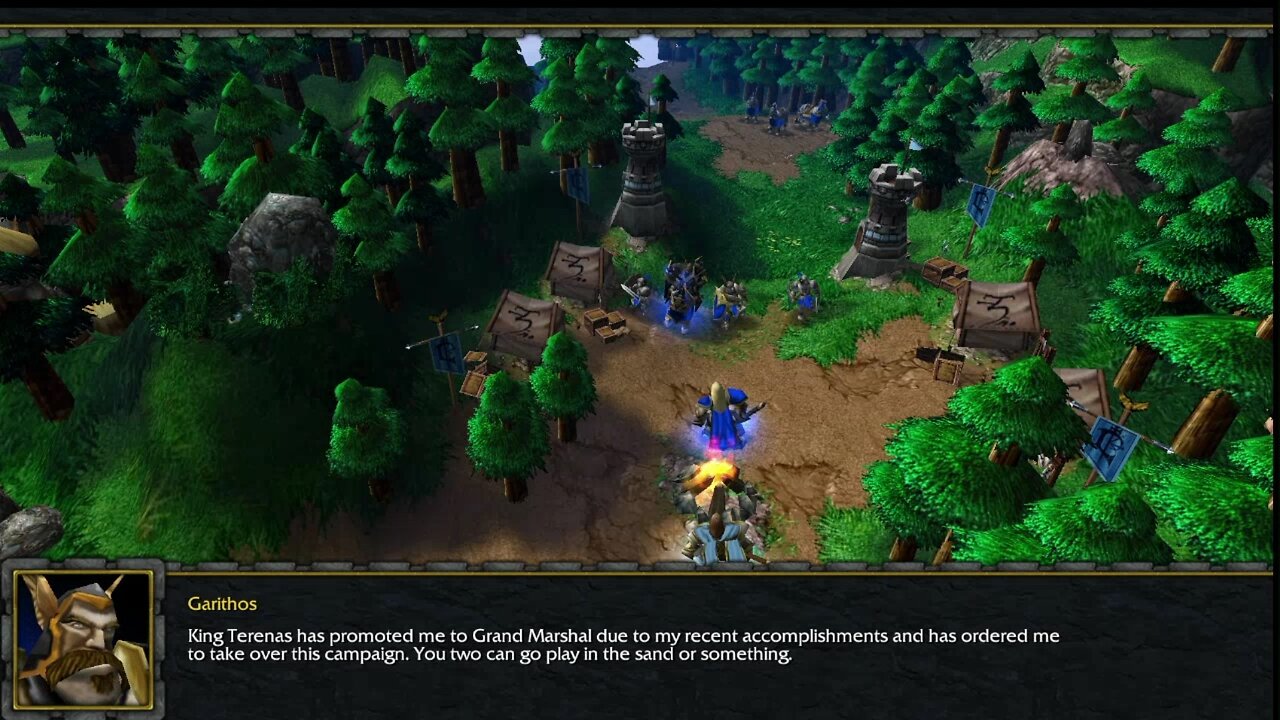 WarCraft 3 Reforged, Garithos in the Scourge of Lordaeron (no commentary)