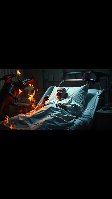 DYING POPE FRANCIS ATTACKED BY DEMONS! 👀