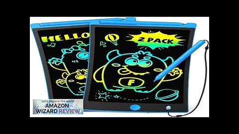 TEKFUN 2 Pack LCD Writing Tablet with Stylus 8.5in Erasable Doodle Board Review