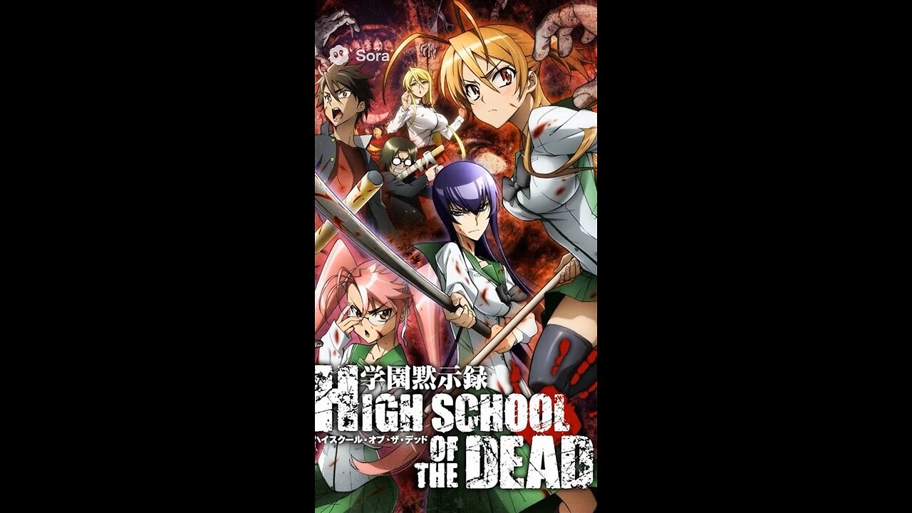 学園默示錄HIGHSCHOOL OF THE DEAD Xbox series X PS5 steam (2010)TVCM #sora #ai