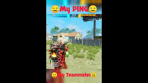 ☹️My Ping & My Teammates ☹️LOL #9xdgaming #freefirelive #reels #shortvideo #FF #freefirefunny #funny