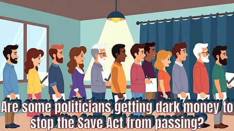 Are some politicians getting dark money to stop the Save Act from passing? - AC Daily Show Ep 672