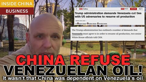 China refuse Venezuelan oil 😇