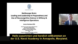 🇬🇧UT🇩🇪DARPA Berater Giordano: Neuromodulation - Manipulation von Gedanken&Gefühlen im US-Militär