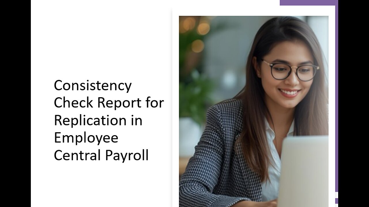 Consistency Check Report for Replication in ECP