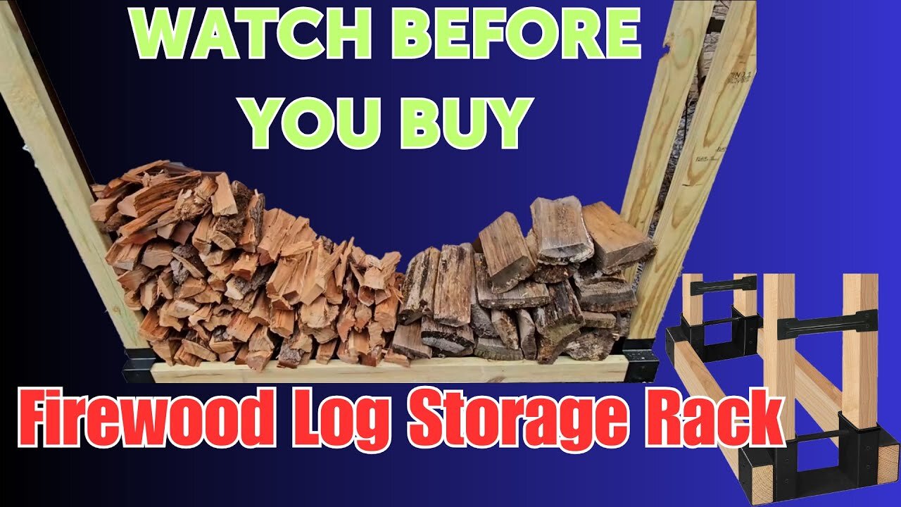 Firewood storage rack brackets are a SCAM