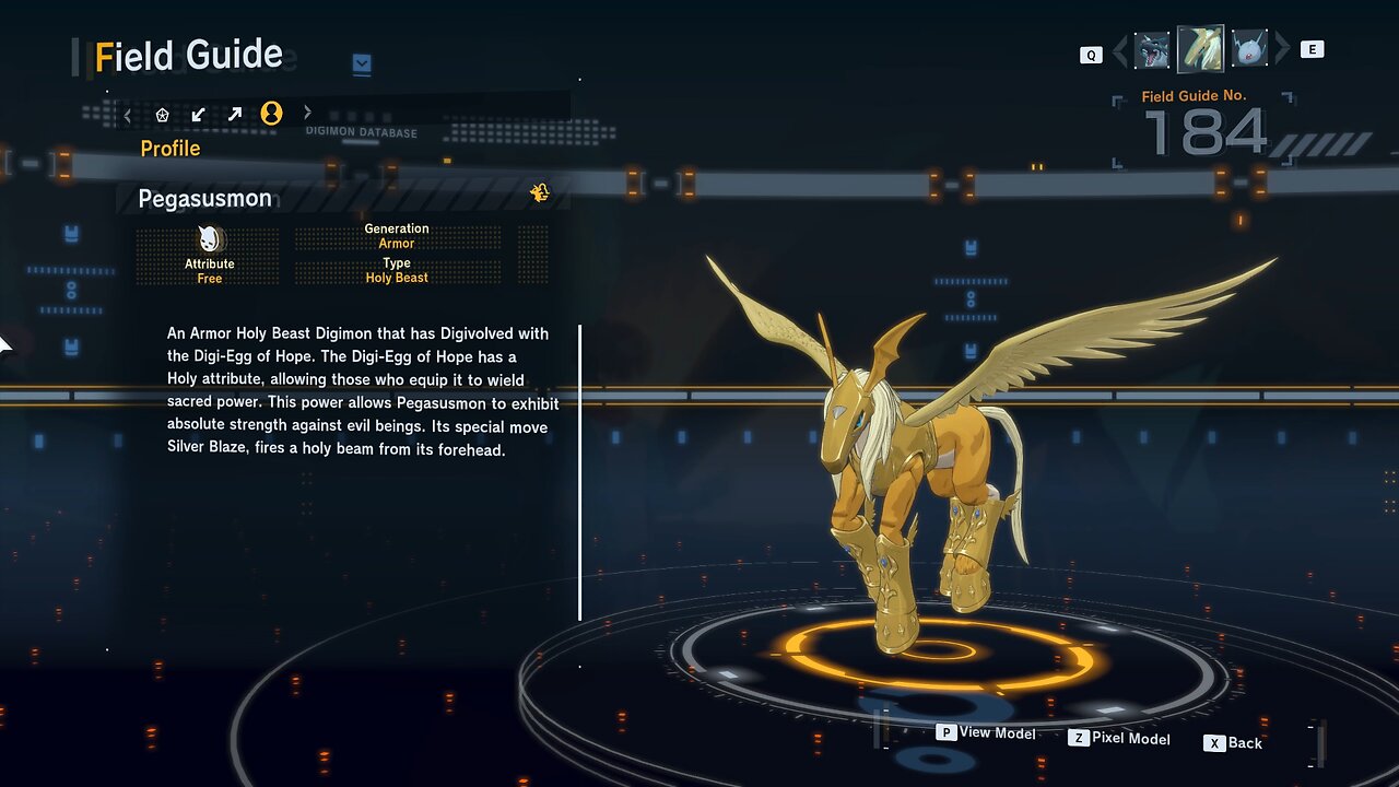 pegasusmon all digivolution/de-digivolution/profile Digimon Story Time Stranger