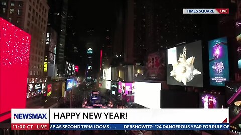 NYC rings in 2025 in Times Square | NEWSMAX New Year's Eve 2025