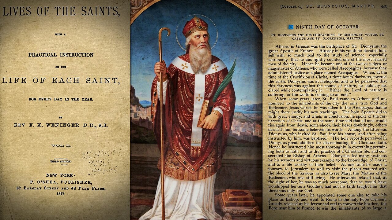 St Dionysius | St Denis - {October 9} 📖🎧