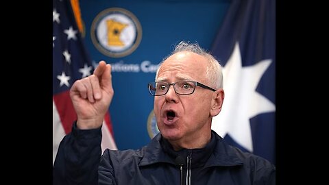 Gov. Walz Claims 'Shot in Face Leaving Donut Shop'