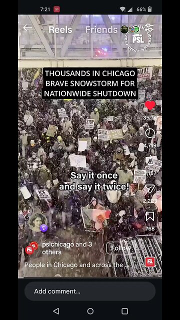 Thousands In Chicago March In Protest