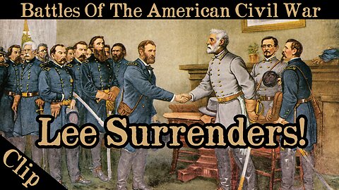 ROBERT E. LEE SURRENDERS TO ULYSSES S. GRANT #civilwar #history #americanhistory