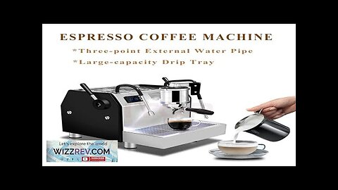 ITOP 9Bar Coffee Maker Commercial Stainless Steel Wide and Heavy Espresso Coffee Review