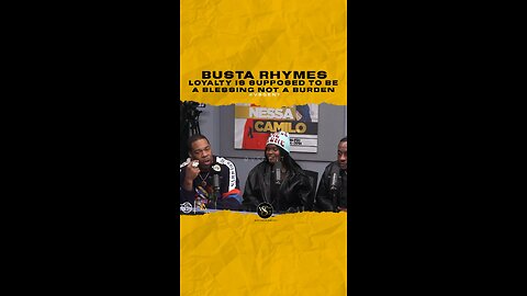 @bustarhymes Loyalty is supposed to be a blessing not a burden