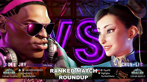 Kuya Kalbo SF6 Ranked Match Roundup. Chun Li Master Rank [Hori Fight Stick]