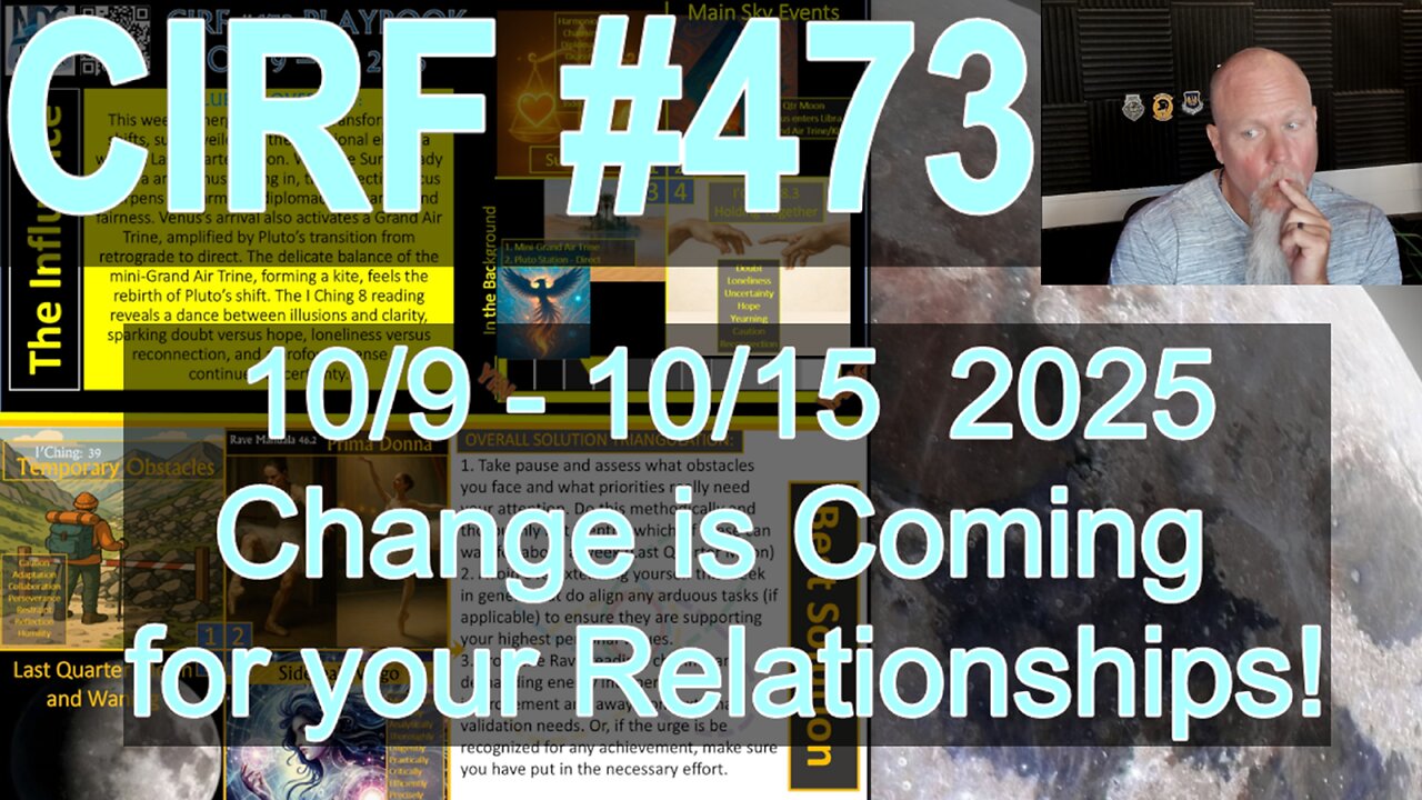 CIRF #473: Change is Coming for your Relationships! 10/9 - 10/15 2025