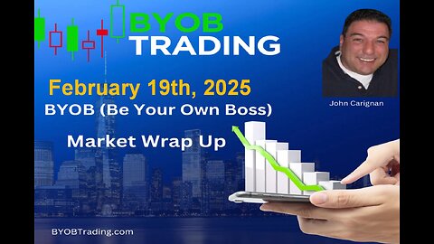 February 19th, 2025 BYOB Market Wrap Up. For educational purposes only.