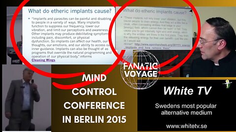 MIND CONTROL CONFERENCE IN BERLIN 2015 - Etheric Implants by Dr. Henning Witte