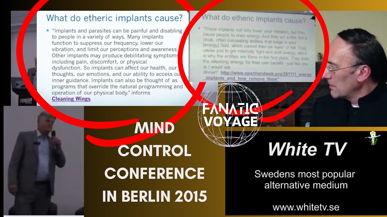 MIND CONTROL CONFERENCE IN BERLIN 2015 - Etheric Implants by Dr. Henning Witte