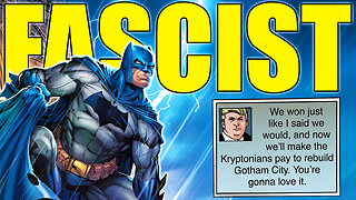 Journalist Claims Batman Is A Fascist Like Donald Trump