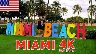 Miami Ocean Drive Walk 4K