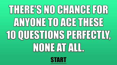 Trivia Quiz with a mix of questions