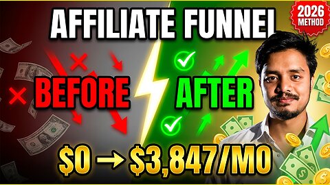 Complete Affiliate Marketing Funnel Tutorial for Beginners [2026] - My $0 to Results Journey