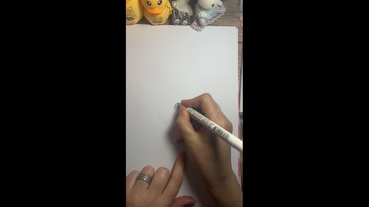 “Cute Cartoon Bat Drawing 🦇❤️ | Easy & Fun Tutorial!”