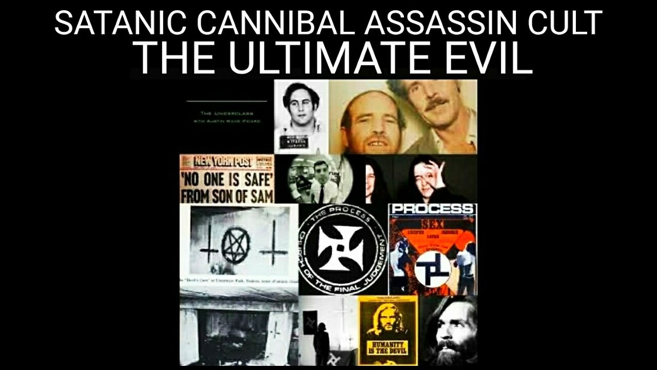 SatanORic Cannibal Assassin Cult Connected to Secret Societies, CIA, Politicians & the Rich & Famous