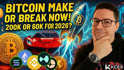 Bitcoin Make or Break at 120K! Next Long Term Targets For 2026!!