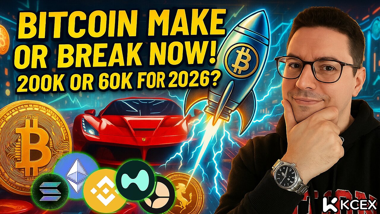 Bitcoin Make or Break at 120K! Next Long Term Targets For 2026!!