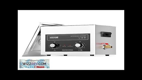 VEVOR Ultrasonic Cleaner with Heater and Timer Digital Sonic Cavitation Machine 240W Review