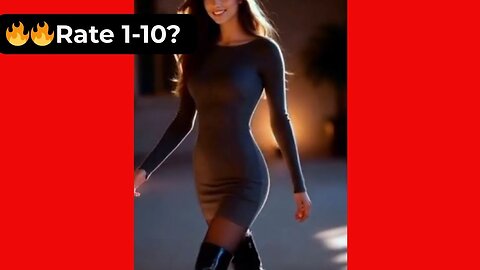 🔥 Rate This Short Dress & Long Black Boots Outfit 1-10? | Supermodel Chic 4K