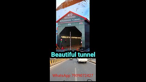 Beautiful tunnel Sonmarg Tunnel- Fostering quicker connectivity #development #developer #realestate