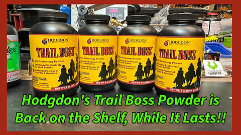 Trail Boss is Back on the Shelf in the United States!! While it Last!