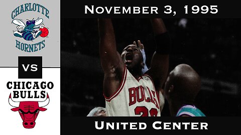 The Statement Game: Jordan's 42-Point Vengeance | Bulls vs Hornets (November 3, 1995)