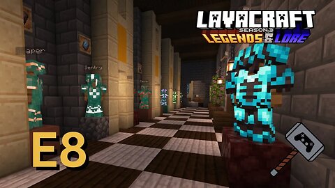 Every Armor Trim Displayed in One Epic Hall! | lavaCRAFT Season 3 Episode 8