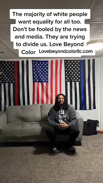 The majority of white people want equality for all too. Don't be fooled by the news and media.