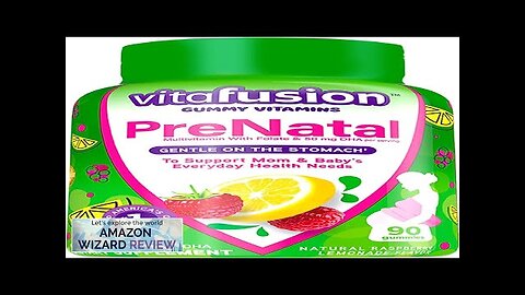 vitafusion PreNatal Gummy Vitamins Raspberry Lemonade Flavored Pregnancy Vitamins Review