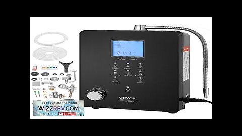 VEVOR Alkaline Water Ionizer Machine pH 3-11.2 Alkaline Acidic Hydrogen Water Purifier Review