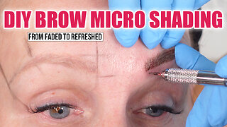 DIY Brow Micro Shading Tutorial #browtattoo #pmu