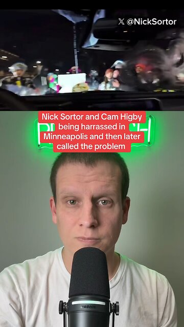 Nick Sortor and Cam Higby had their vehicle surrounded by a mob of Anti-ICE rioters in Minneapolis