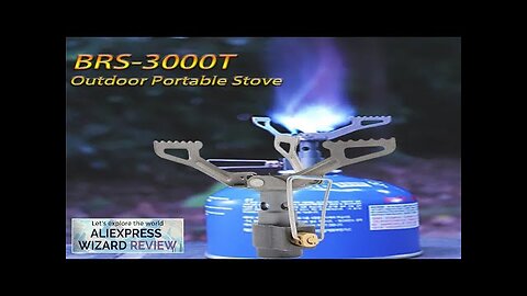 BRS-3000T Ultra-light Titanium Alloy Camping Stove Gas Stoves Outdoor Cooker Outdoor Gas Review