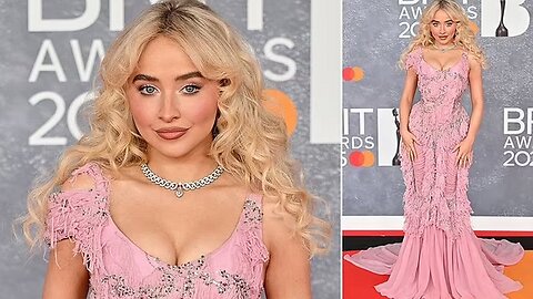 Sabrina Carpenter Stuns on the BRIT Awards Carpet